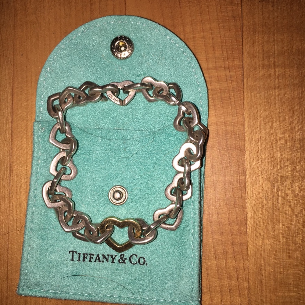 Tiffany & Co interlocking heart bracelet